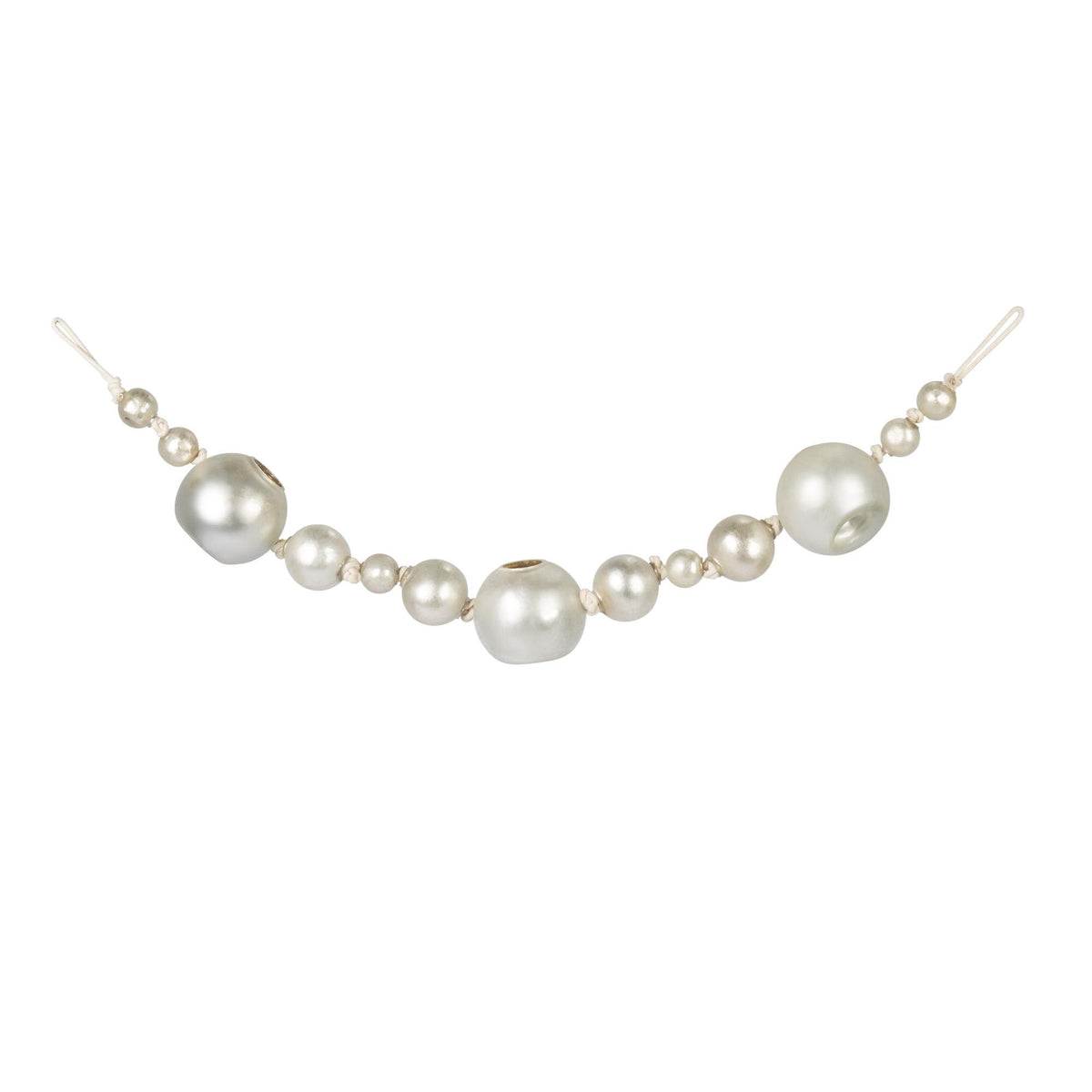 Glass Candle Holder Garland, 34.55"L