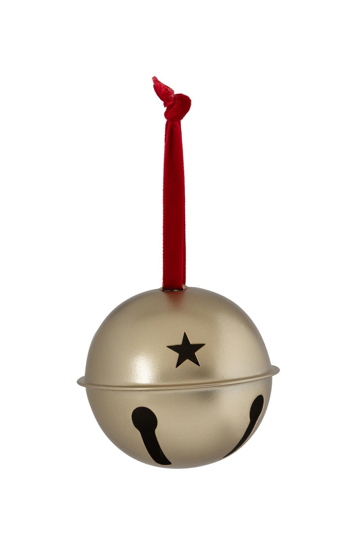 3.94" Gold Metal Bell Ornament