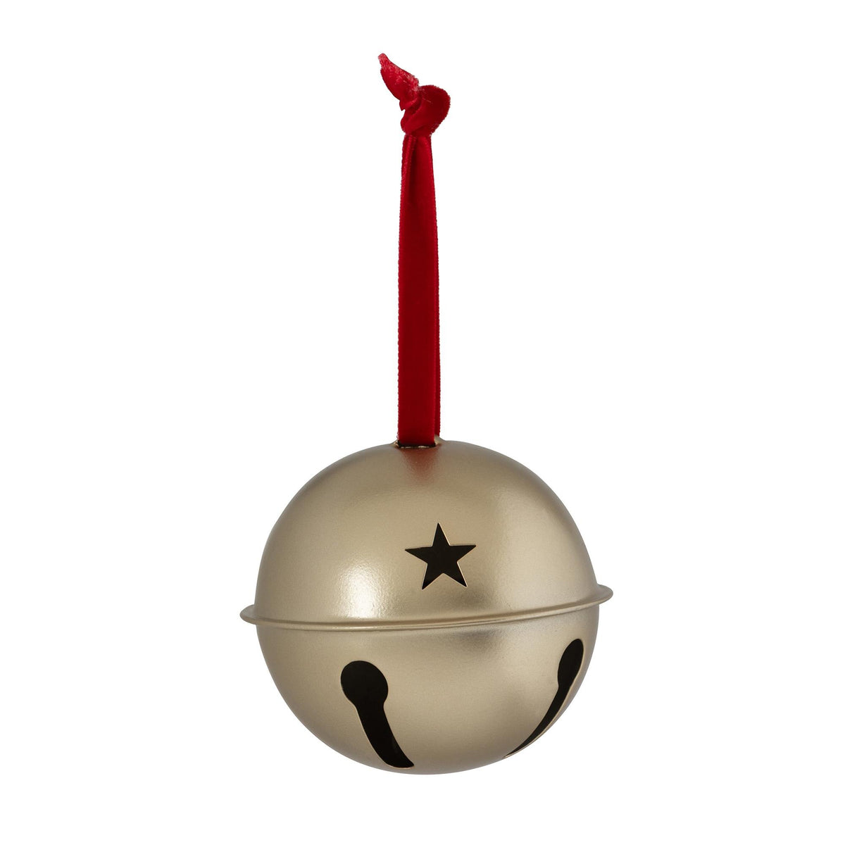 3.94" Gold Metal Bell Ornament