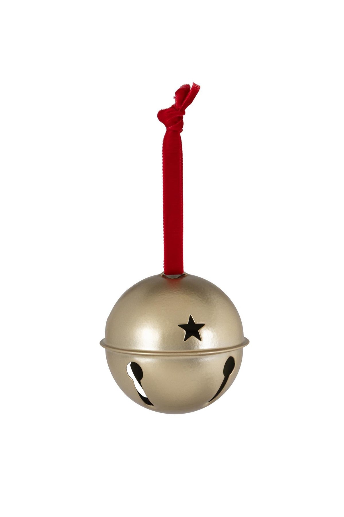 3.15" Gold Metal Bell Ornament