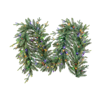Montana Spruce Garland, Multi Function w/ Soft Twinkle, 108"L