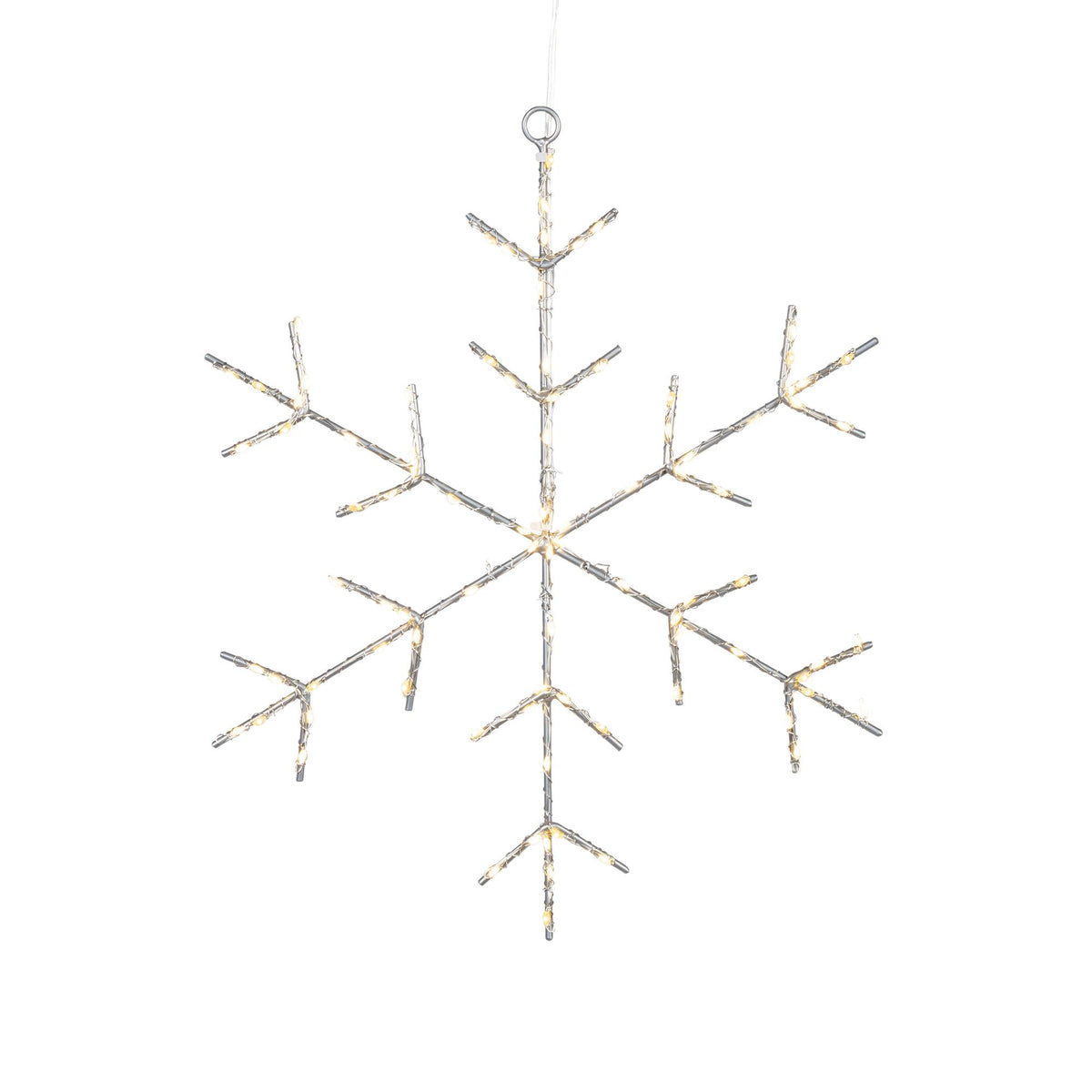 LED Snowflake with Twinkle Lights, 12"D