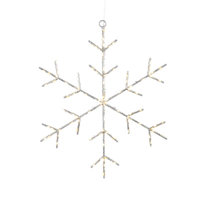 LED Snowflake with Twinkle Lights, 12"D