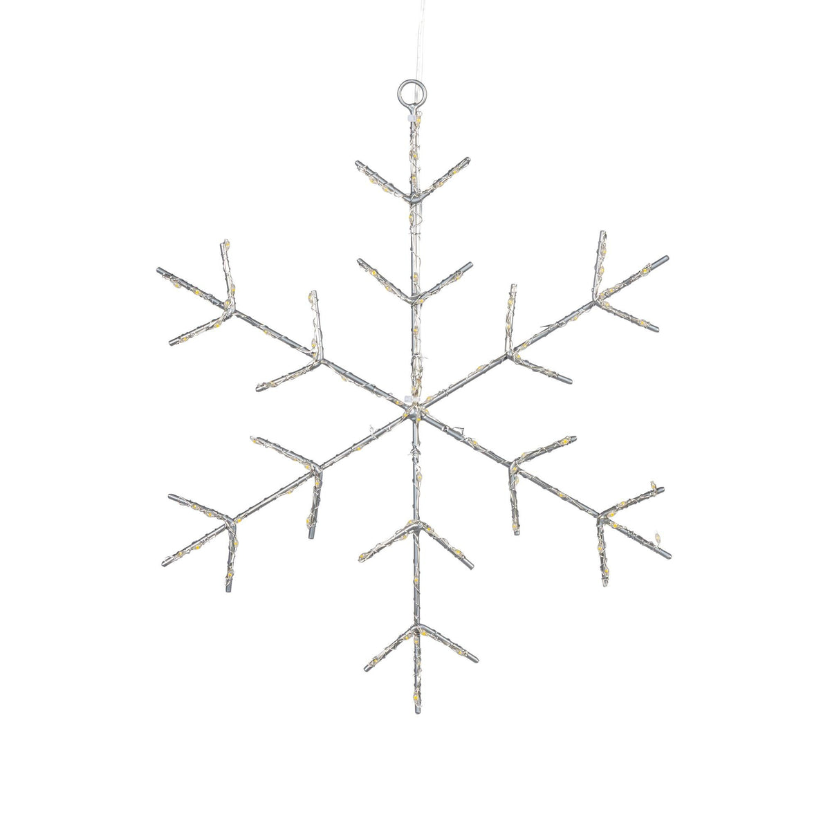 LED Snowflake with Twinkle Lights, 12"D