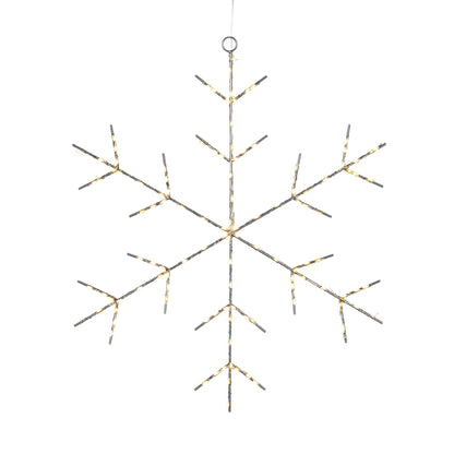 LED Snowflake with Twinkle Lights, 18"D