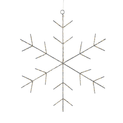 LED Snowflake with Twinkle Lights, 18"D