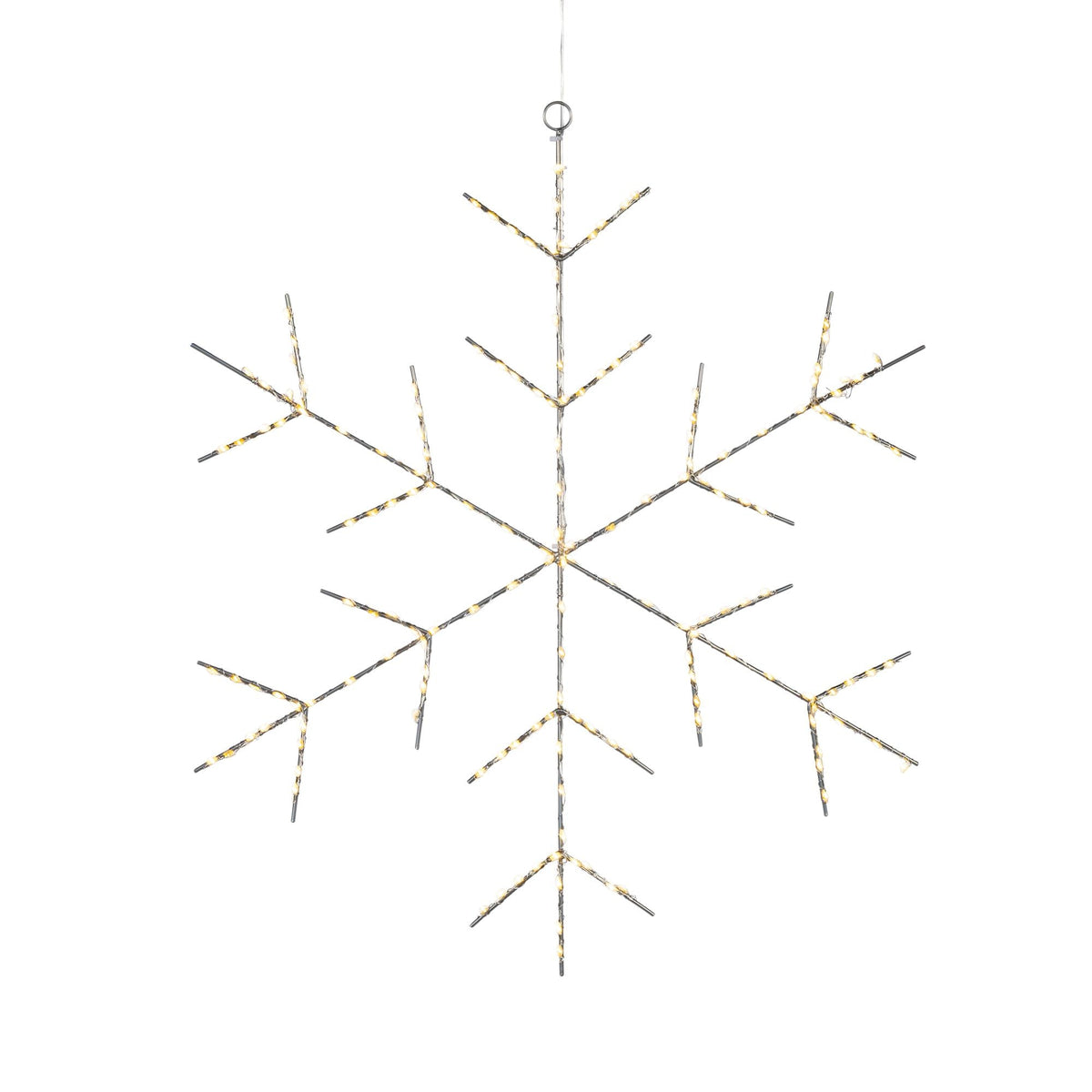 LED Snowflake with Twinkle Lights, 22"D