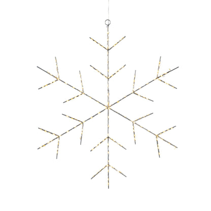 LED Snowflake with Twinkle Lights, 22"D