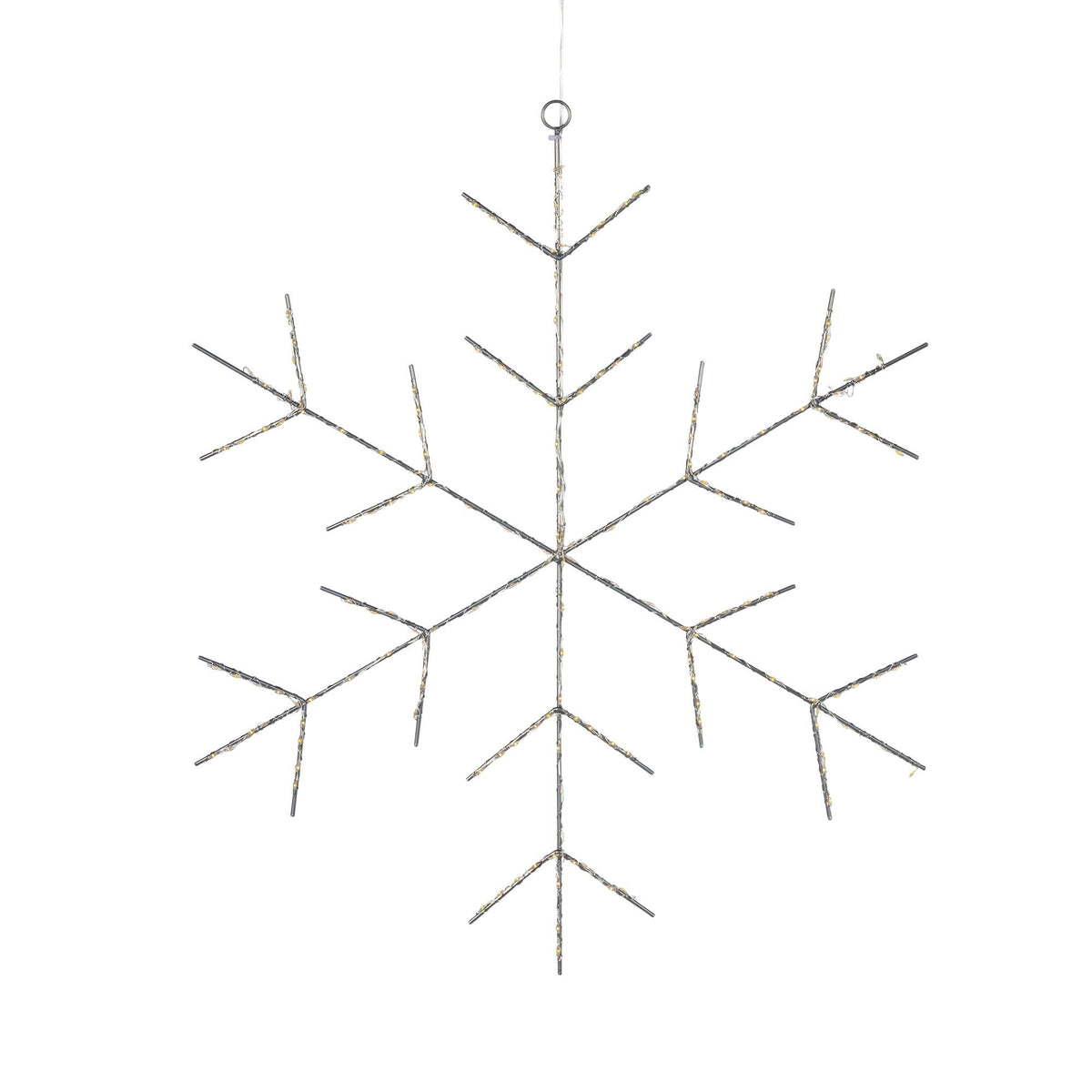 LED Snowflake with Twinkle Lights, 22"D