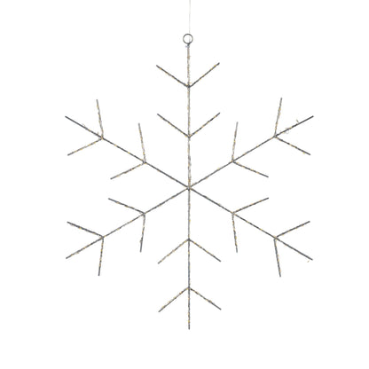 LED Snowflake with Twinkle Lights, 22"D