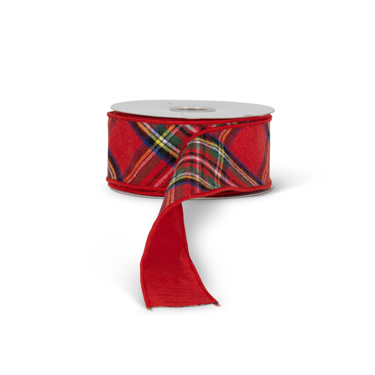 Red Tartan Plaid Ribbon, 10 Yards, 2.5"W
