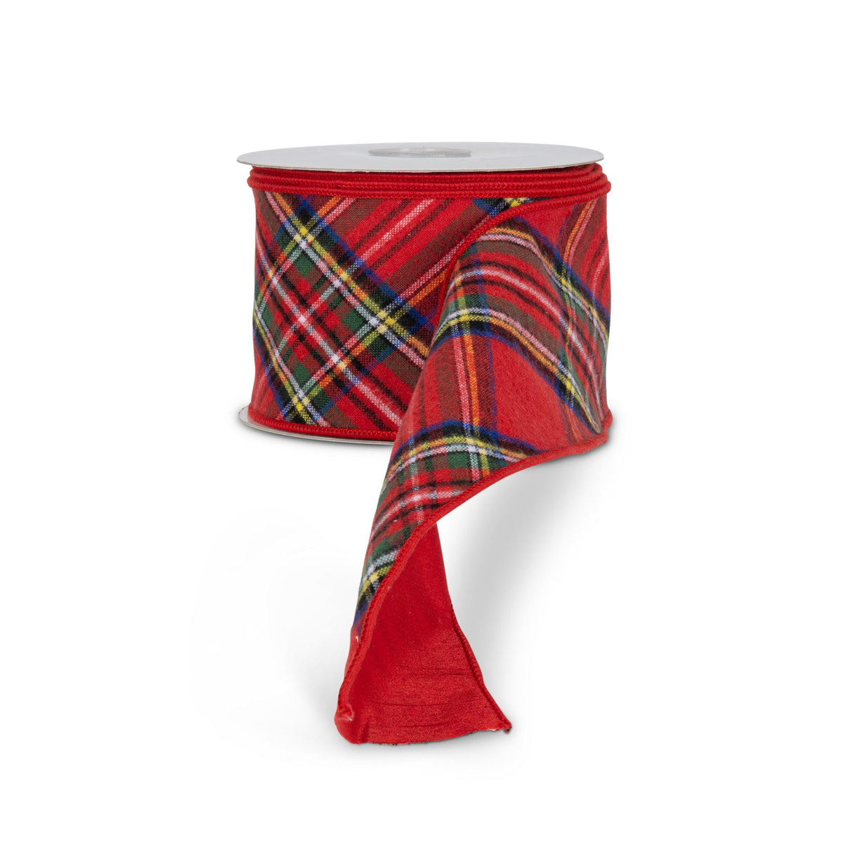 Red Tartan Plaid Ribbon, 10 Yards, 4"W