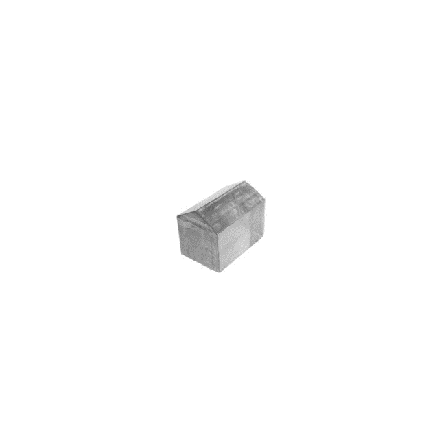 Gray brick on a white background