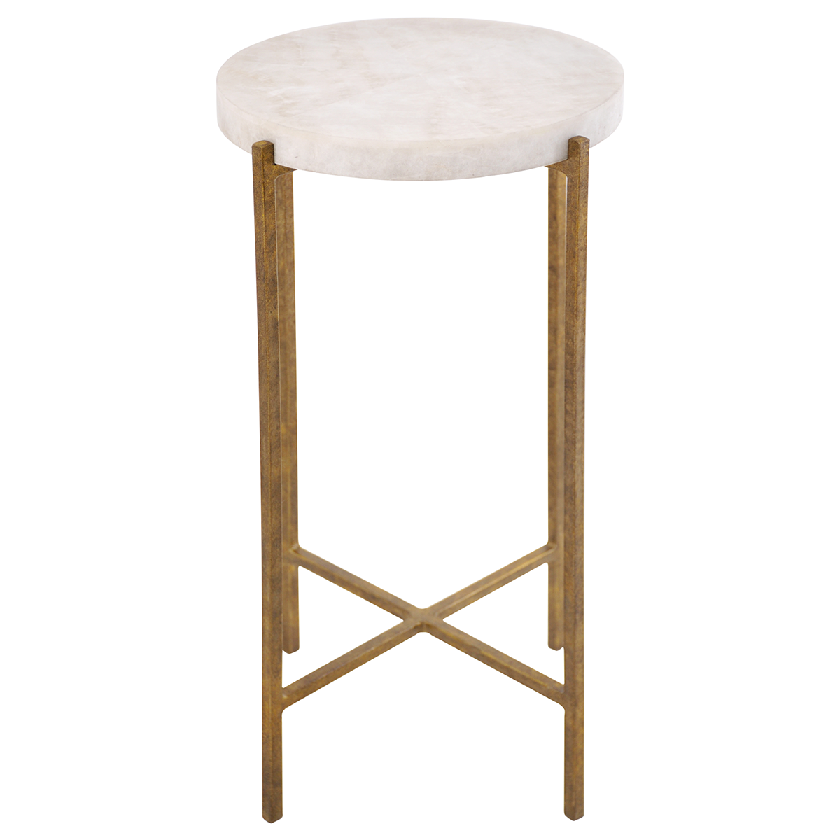 Bar stool with white cushioned seat and wooden legs on a white background