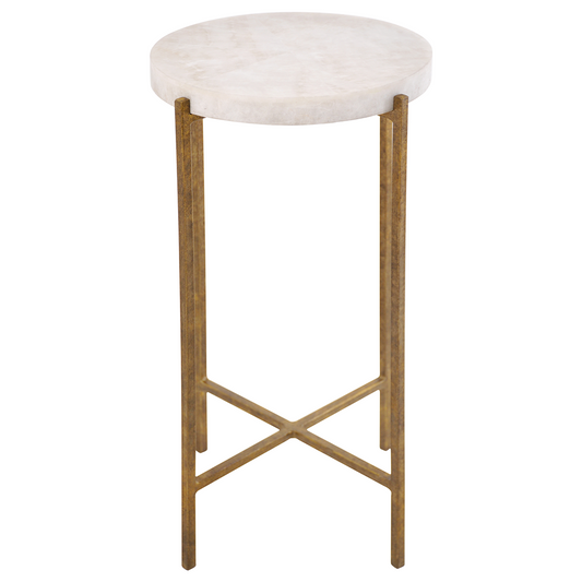 Bar stool with white cushioned seat and wooden legs on a white background