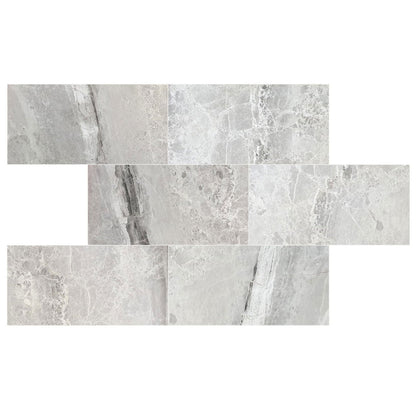 Agora Royal Gray Marble Polished Floor and Wall Tile - Large Format - Livfloors Collection