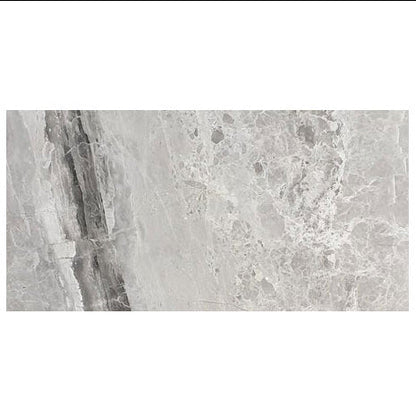 Agora Royal Gray Marble Polished Floor and Wall Tile - Large Format - Livfloors Collection