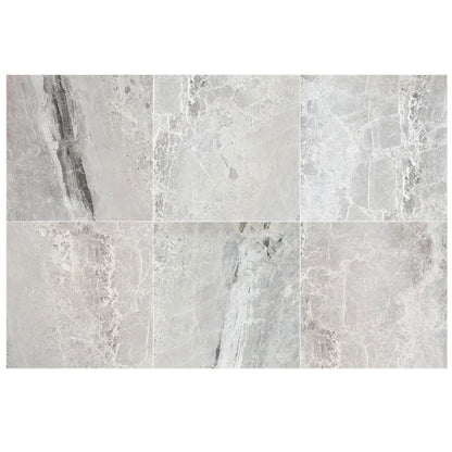 Agora Royal Gray Marble Polished Floor and Wall Tile - Large Format - Livfloors Collection