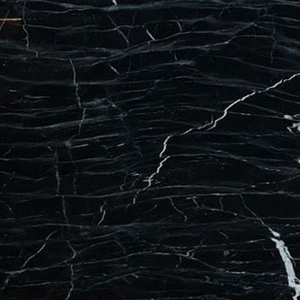 Alexandrette Black Marble Polished Floor and Wall Tile - Large Format - Livfloors Collection