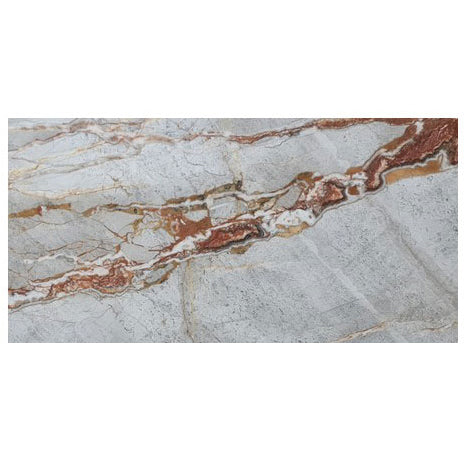Astana Gray Exotic Marble Polished Floor and Wall Tile - Large Format - Livfloors Collection