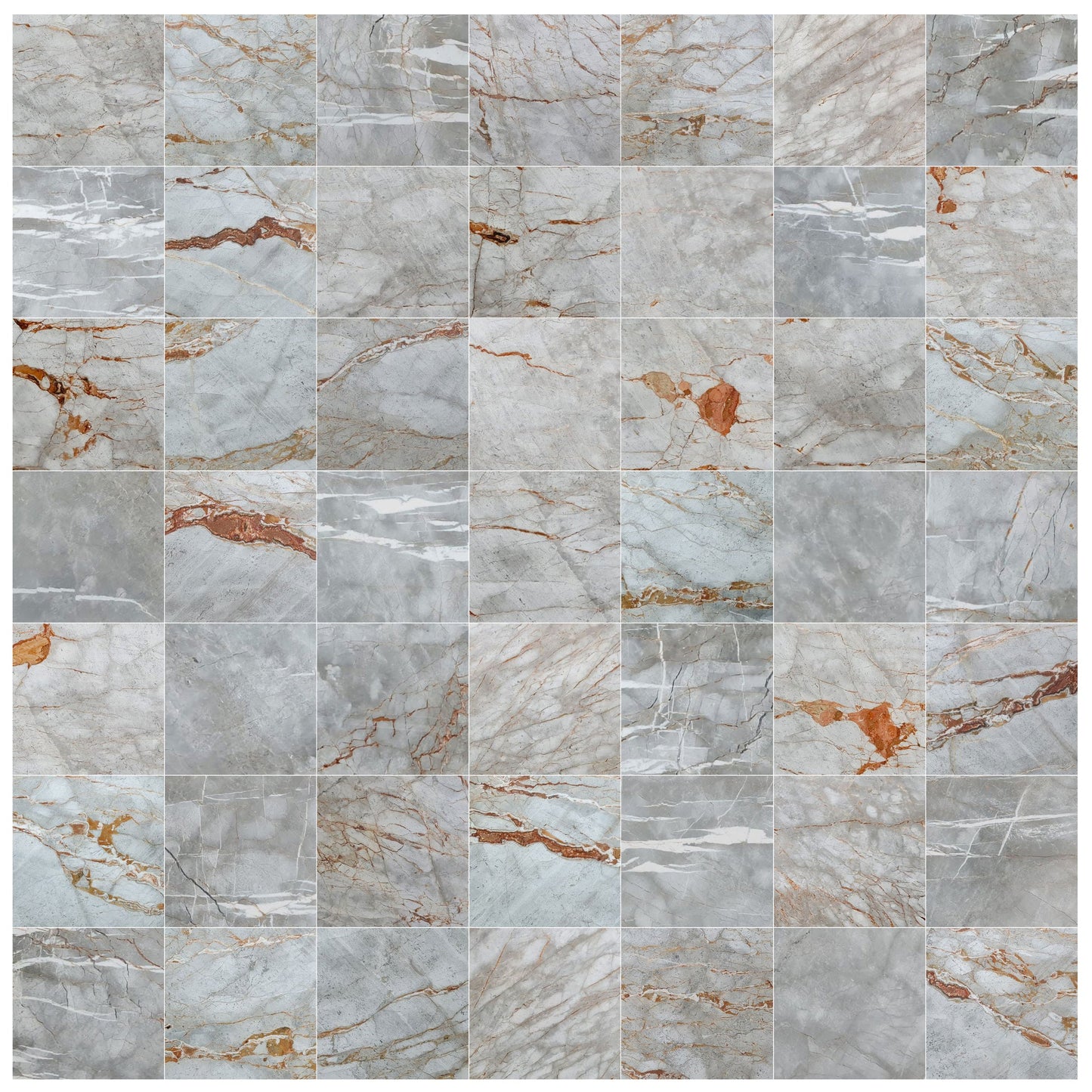 Astana Gray Exotic Marble Polished Floor and Wall Tile - Large Format - Livfloors Collection