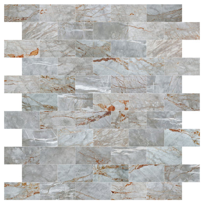 Astana Gray Exotic Marble Polished Floor and Wall Tile - Large Format - Livfloors Collection