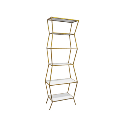 Astro Shelf Antique Gold White Shelves by Oly