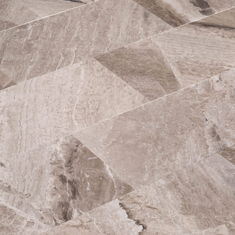 Atlantic Grey Cloudy Floor and Wall Marble Tile Polished - Livfloors Collection