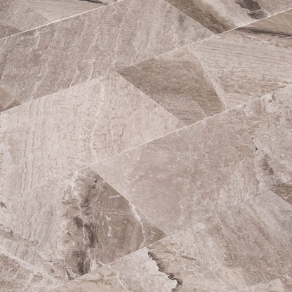 Atlantic Grey Cloudy Floor and Wall Marble Tile Polished - Livfloors Collection