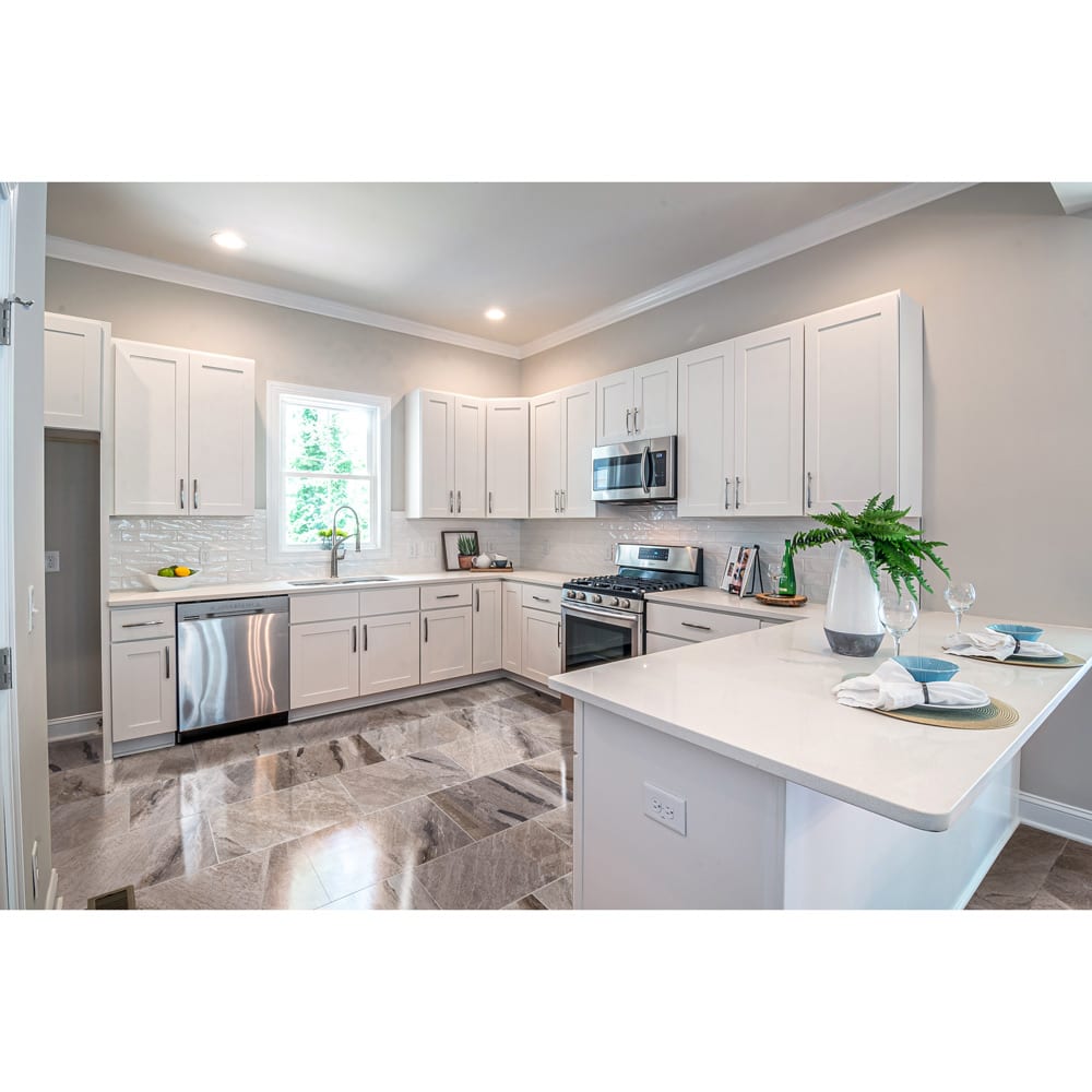 Atlantic Grey Cloudy Floor and Wall Marble Tile Polished - Livfloors Collection