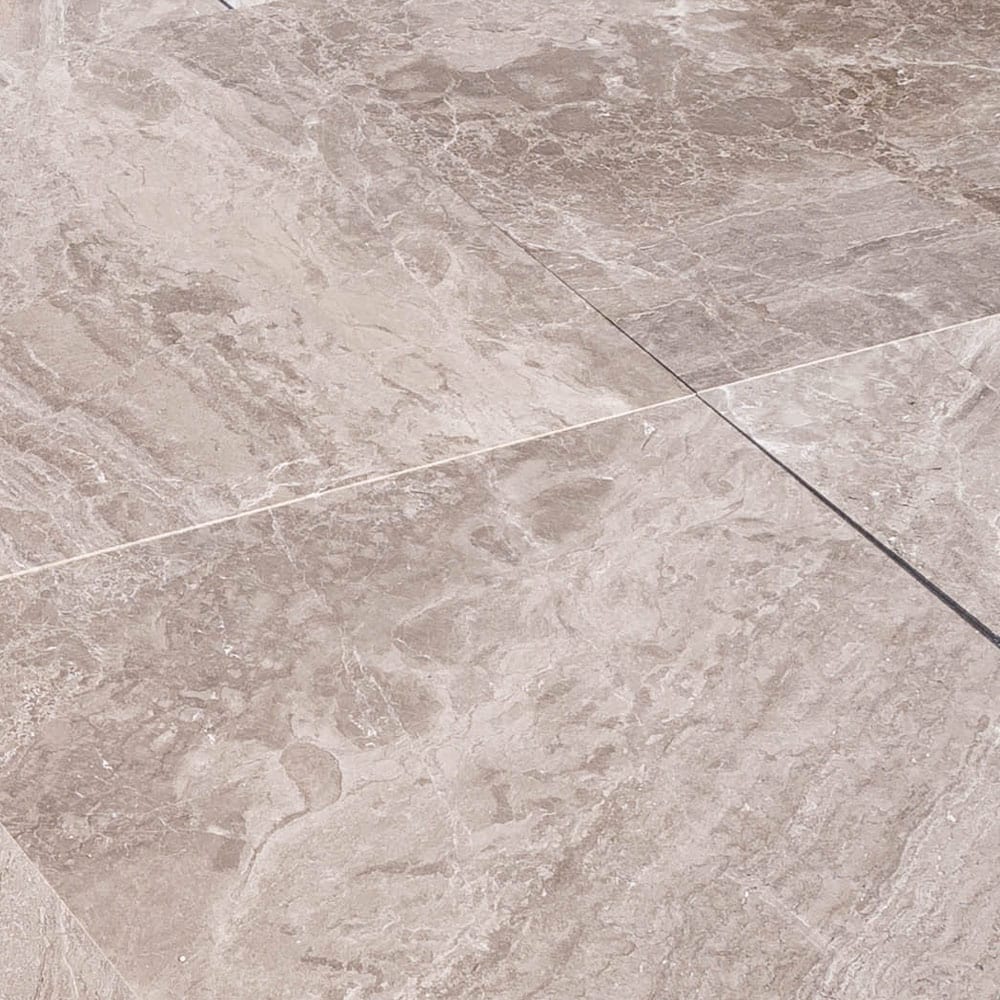 Atlantic Grey Cloudy Floor and Wall Marble Tile Polished - Livfloors Collection