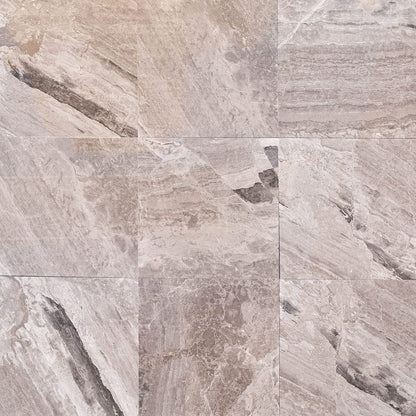Atlantic Grey Cloudy Floor and Wall Marble Tile Polished - Livfloors Collection