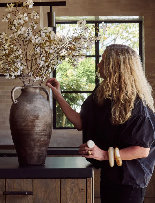 Liz Linen Pinch Please Ready Made Curtain with Blackout Thermal Lining