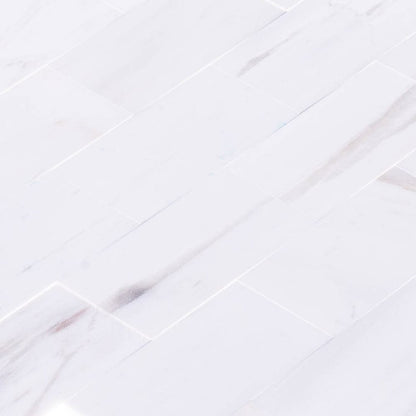 Bianco Dolomite Marble Tile Honed-Floor Collection - Livfloors Collection