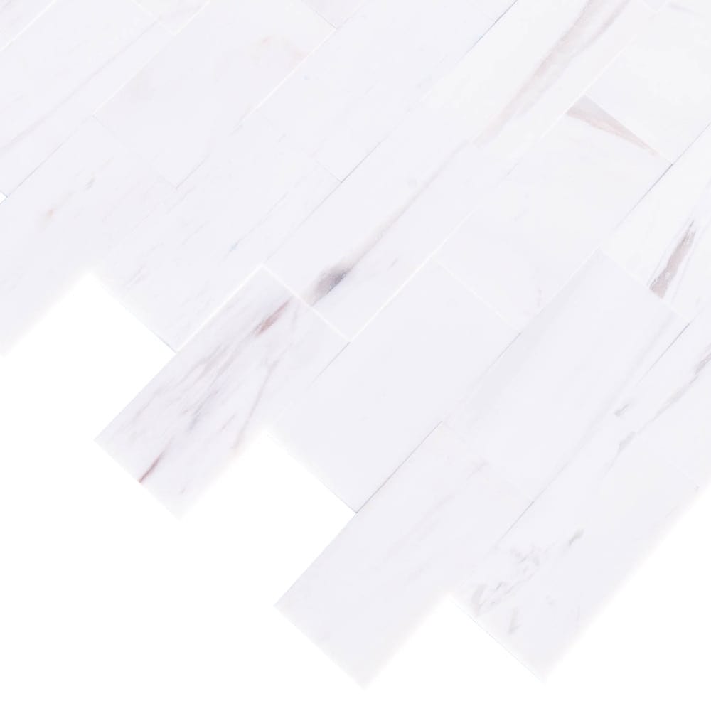 Bianco Dolomite Marble Tile Honed-Floor Collection - Livfloors Collection