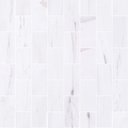 Bianco Dolomite Marble Tile Honed-Wall Collection - Livfloors Collection