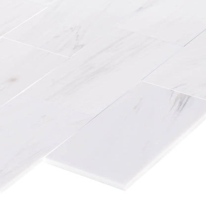 Bianco Dolomite Marble Tile Honed-Wall Collection - Livfloors Collection