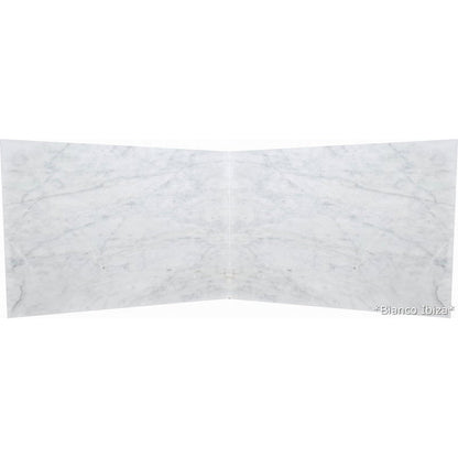Bianco Ibiza White Bookmatching Marble Slabs Polished - Livfloors Collection
