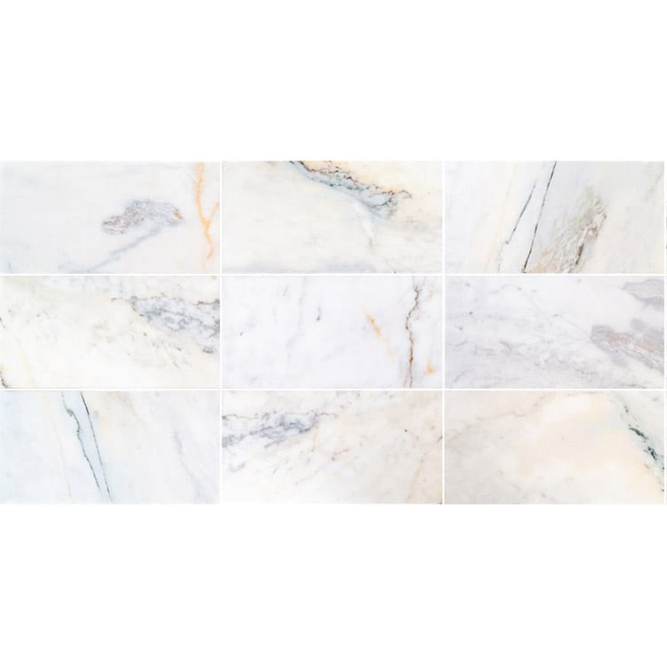 Bianco Ibiza White Marble Floor and Wall Tile - Livfloors Collection