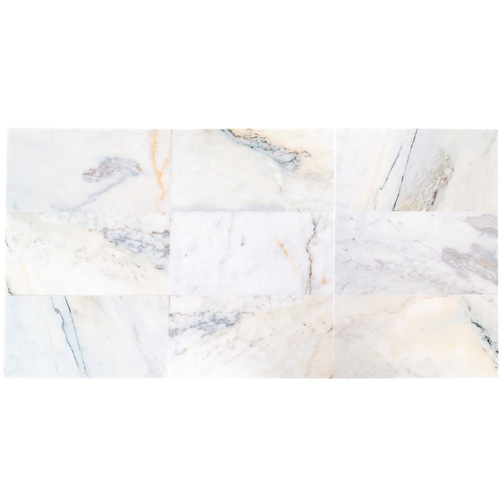 Bianco Ibiza White Marble Floor and Wall Tile - Livfloors Collection