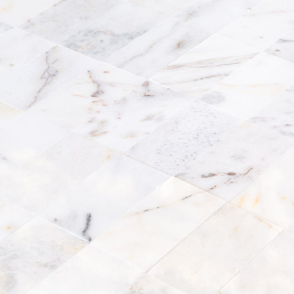 Bianco Ibiza White Marble Floor and Wall Tile - Livfloors Collection