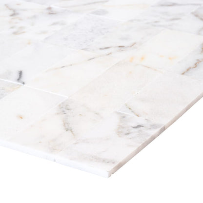 Bianco Ibiza White Marble Floor and Wall Tile - Livfloors Collection