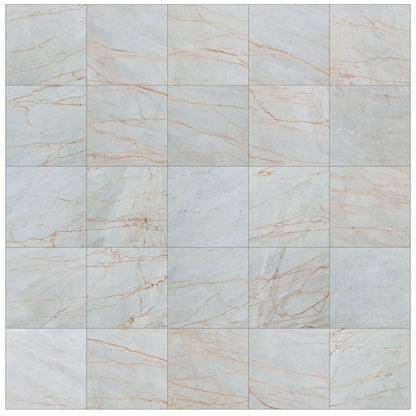 Bianco Venato Exotic Marble Polished Floor and Wall Tile - Large Format - Livfloors Collection