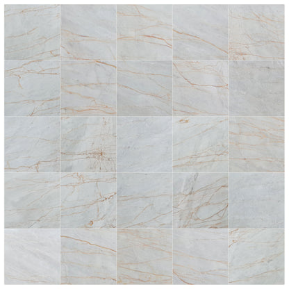 Bianco Venato Exotic Marble Polished Floor and Wall Tile - Large Format - Livfloors Collection
