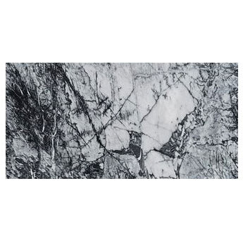 Black Cloud Exotic Marble Polished Floor and Wall Tile - Large Format - Livfloors Collection
