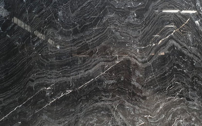 Black Wave Marble Slabs Polished - Full Truckload