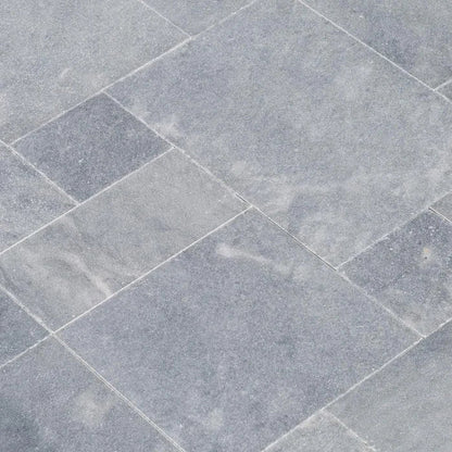Bluestone Versailles Pattern Marble Pavers 1 1/4" Thick Sandblasted, Brushed - Livfloors Collection