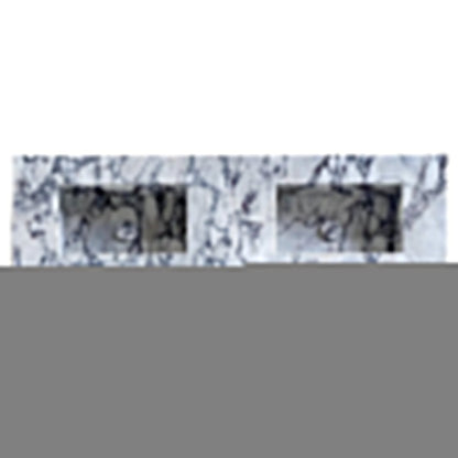 Calacatta Viola Marble Bathroom Double Sink Vanity (W)22" (L)67" (H)8"