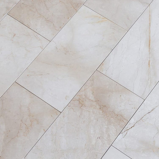 Calista Cream Light Beige Marble Floor and Wall Tile - Livfloors Collection