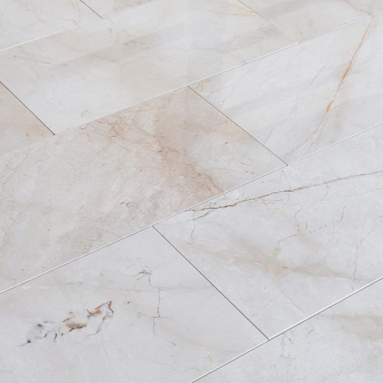 Calista Cream Light Beige Marble Floor and Wall Tile - Livfloors Collection